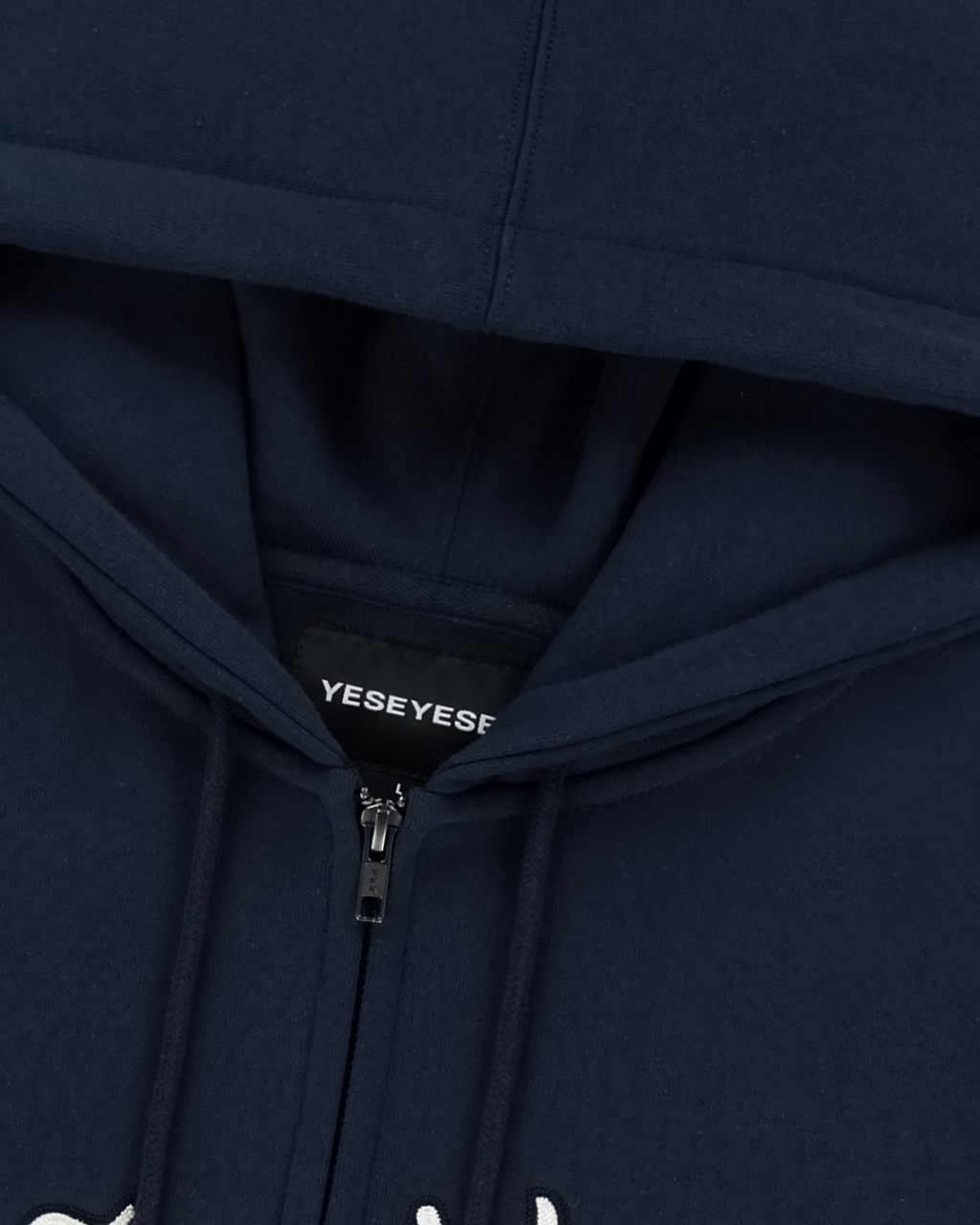 yeseyesee - Y.E.S Snail Logo Zip-Up Hoodie (Navy) product image 6 | TRAB K-Fashion Australia