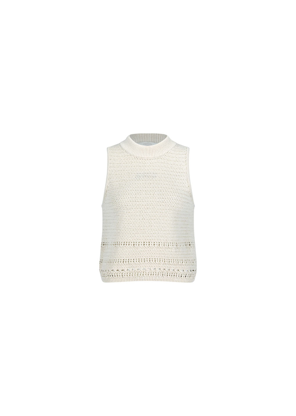Amomento - Crochet Knit Vest (Beige) product image 5 | TRAB K-Fashion Australia