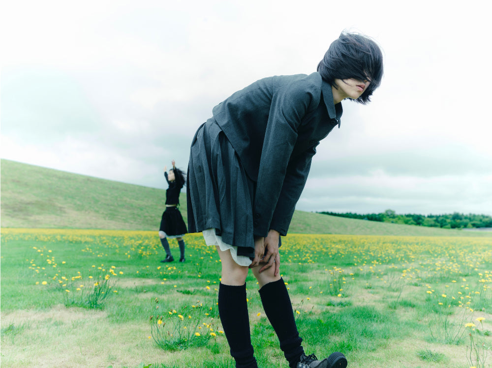 Coyseio - Ribbon Jacket (Grey) product image 2 | TRAB K-Fashion Australia