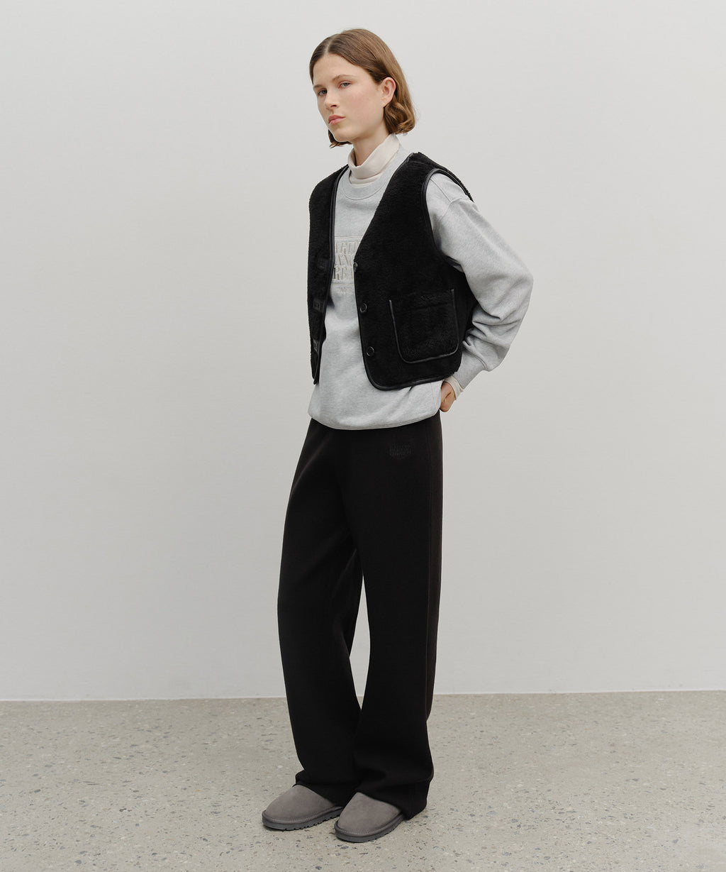 Marithe & Francois Girbaud - Faux Leather Mustang Crop Vest (Black) product image 5 | TRAB K-Fashion Australia