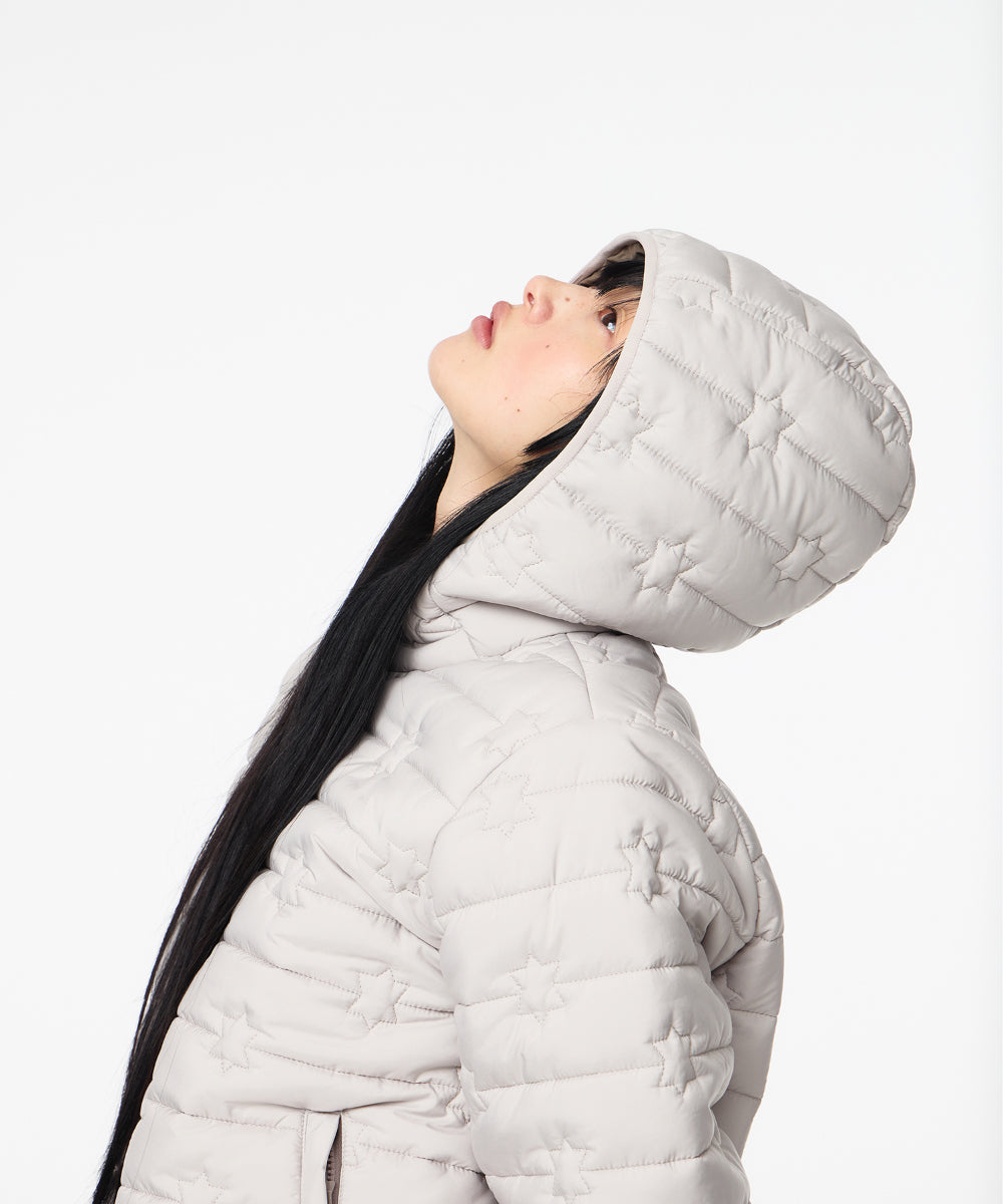 Coyseio - Fluffy Light Padded Jacket (Light Beige) product image 3 | TRAB K-Fashion Australia