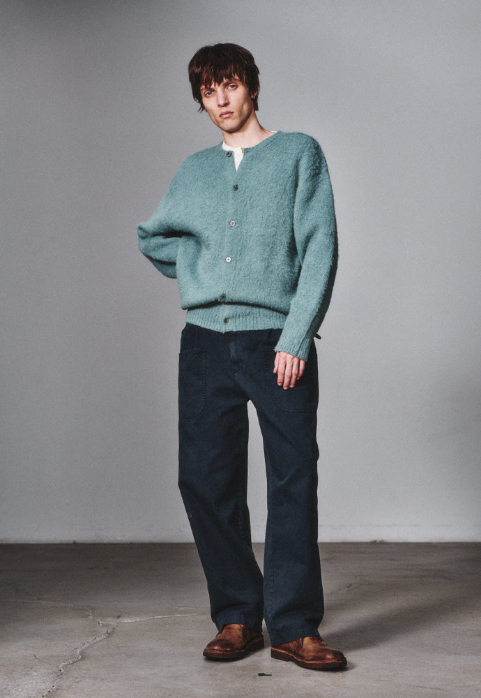 Art if acts - Mohair Round Neck Cardigan (Mint) product image 6 | TRAB K-Fashion Australia