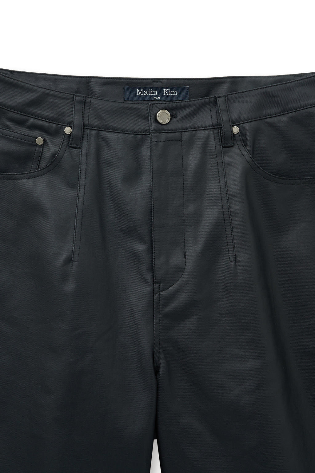 Matin Kim - Matt Coating Bermuda Pants (Black) product image 3 | TRAB K-Fashion Australia