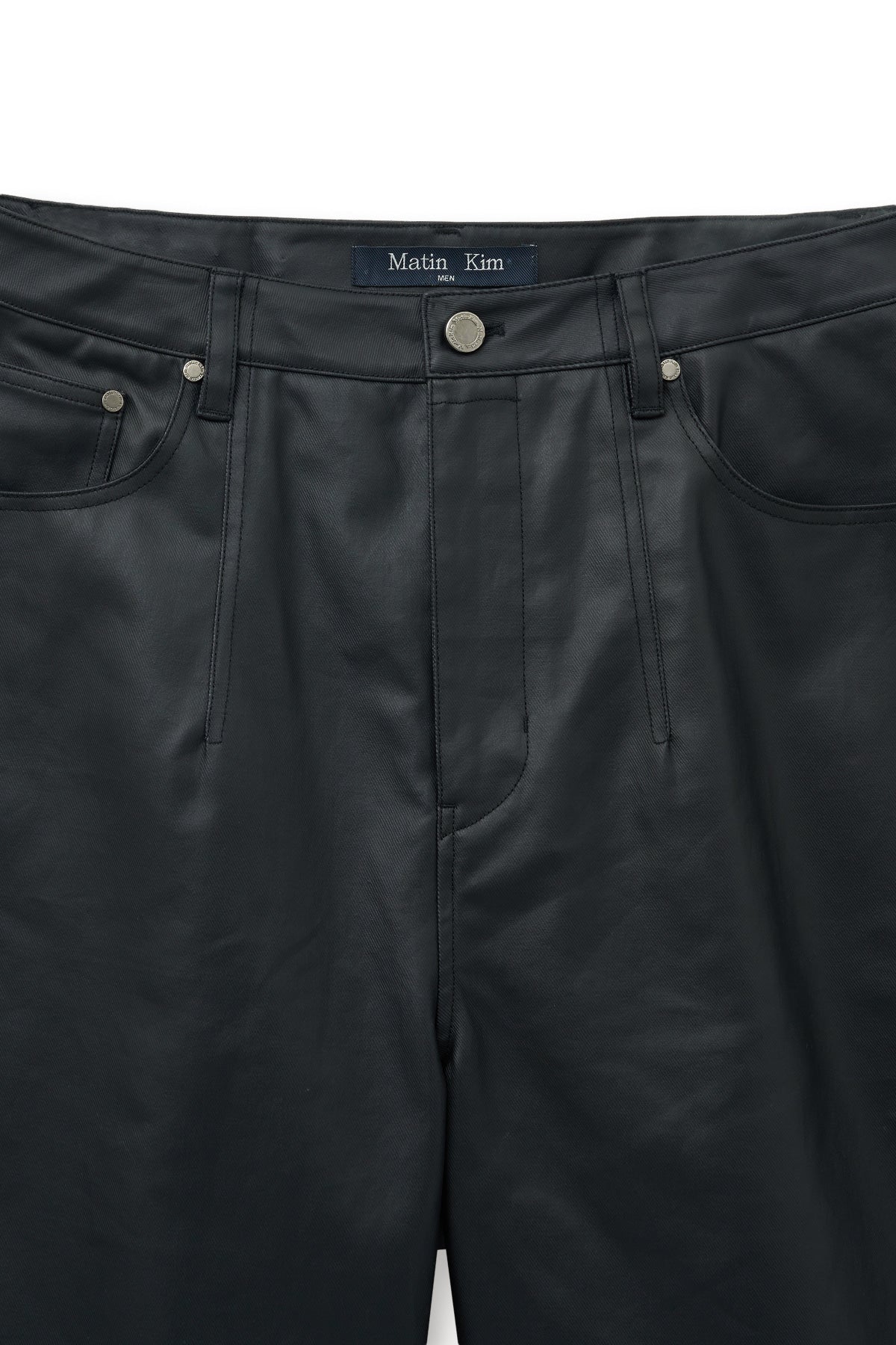 Matin Kim - Matt Coating Bermuda Pants (Black) product image 3 | TRAB K-Fashion Australia