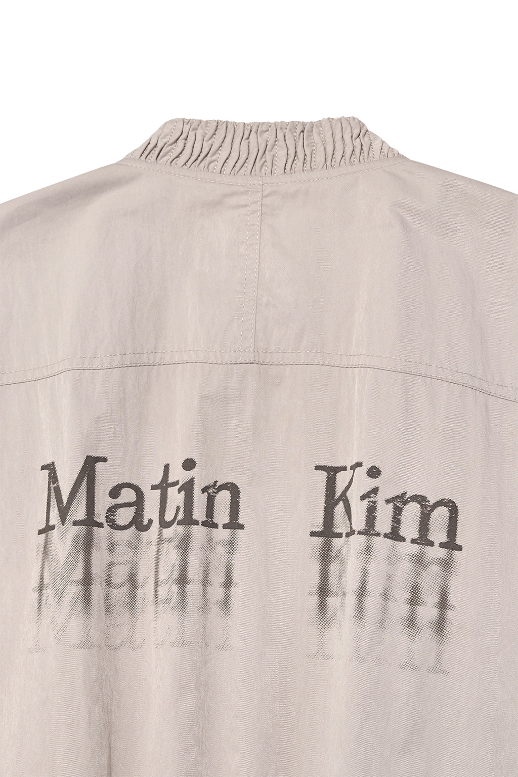 Matin Kim - Washed Volume Bomber Jumper (Light Pink) product image 6 | TRAB K-Fashion Australia