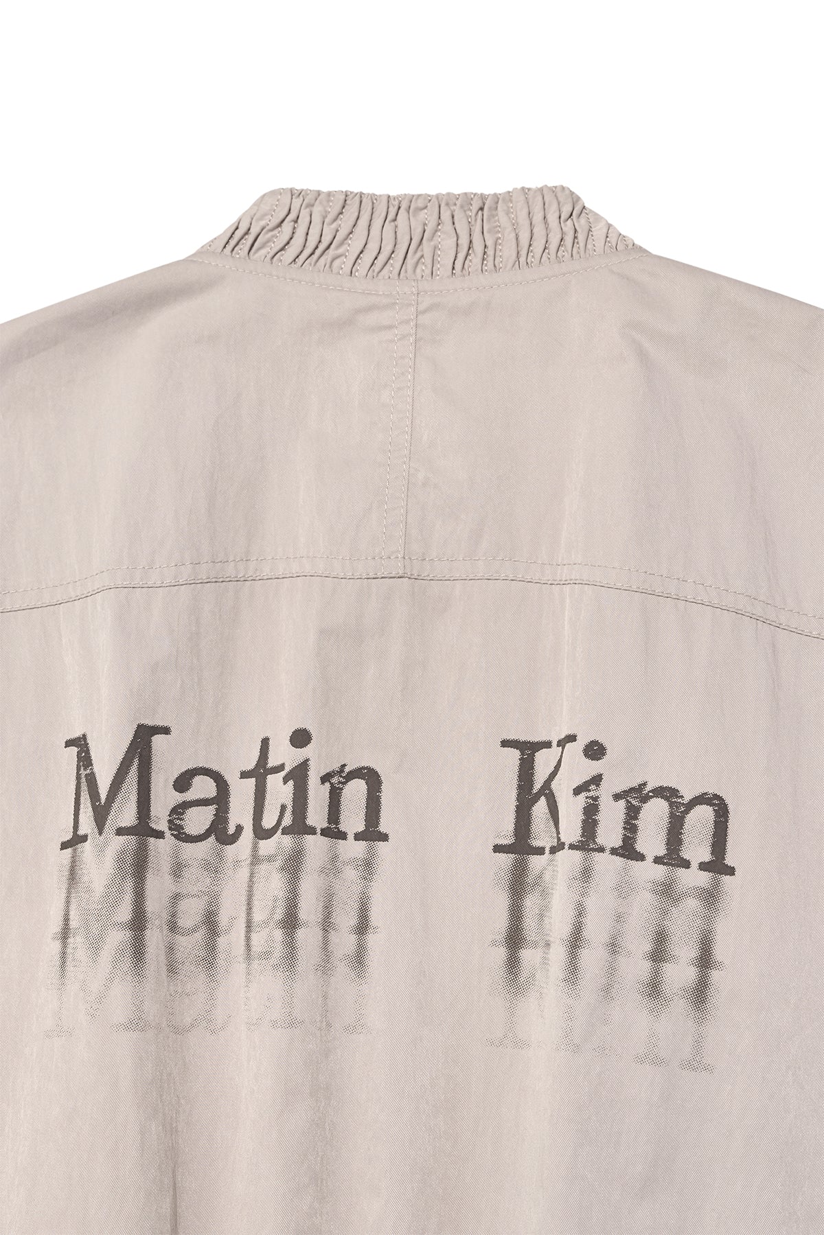 Matin Kim - Washed Volume Bomber Jumper (Light Pink) product image 6 | TRAB K-Fashion Australia