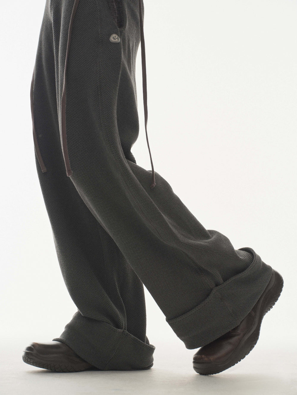 Coyseio - Ribbed Band Pants (Charcoal) product image 6 | TRAB K-Fashion Australia