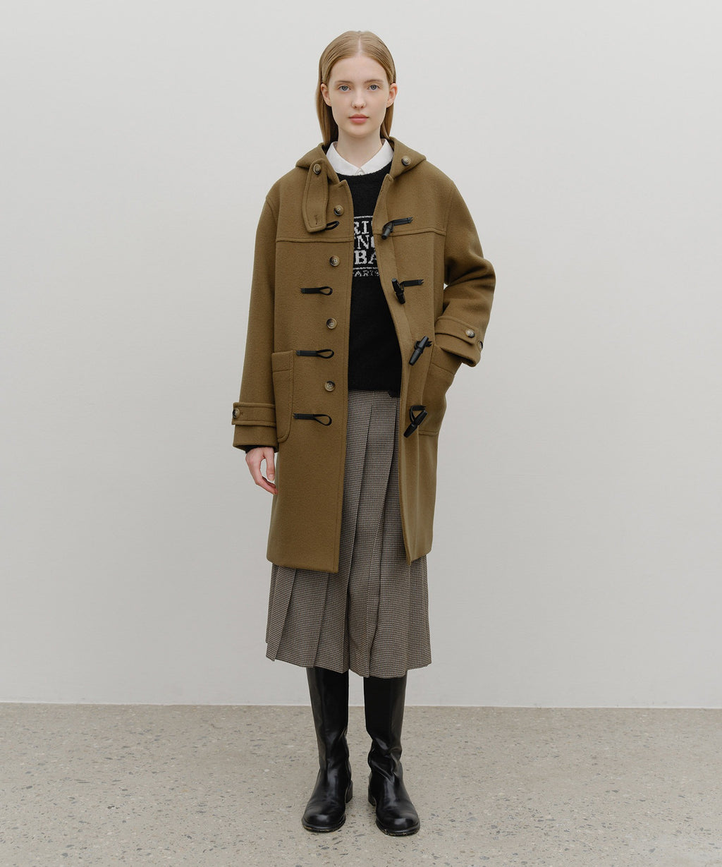 Marithe & Francois Girbaud - Long Duffle Coat (Camel) product image 1 | TRAB K-Fashion Australia