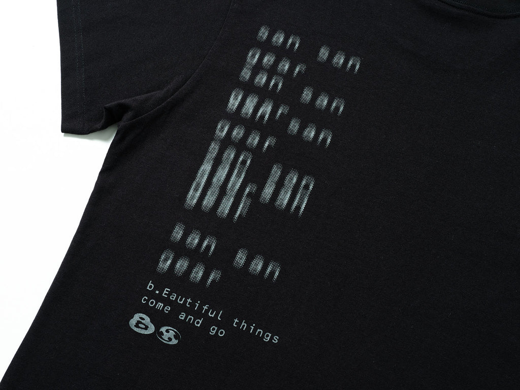 San San Gear - San San X B.E Swirl T-Shirt (Black) product image 7 | TRAB K-Fashion Australia