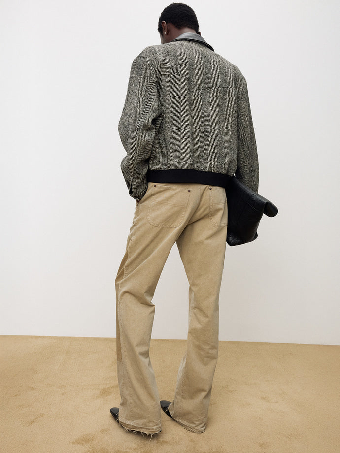 Tonywack - Vintage Effect Flared Carpenter Pants (Faded Beige) product image 5 | TRAB K-Fashion Australia
