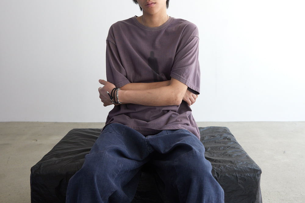 Hatchingroom - VTG Ghost Tee 1/2 Washed Purple (Charcoal) product image 6 | TRAB K-Fashion Australia