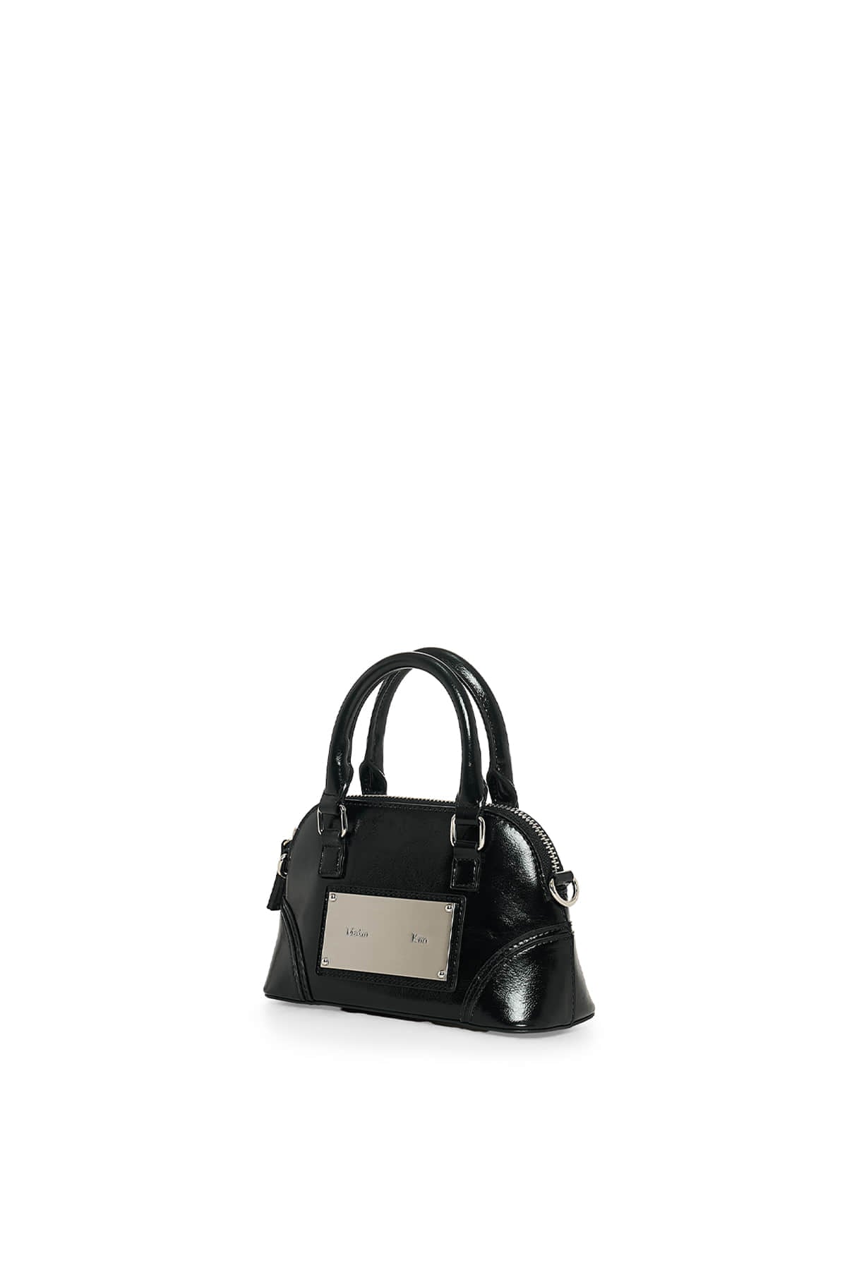 Matin Kim - Curve Zip Mini Bag (Black) product image 6 | TRAB K-Fashion Australia
