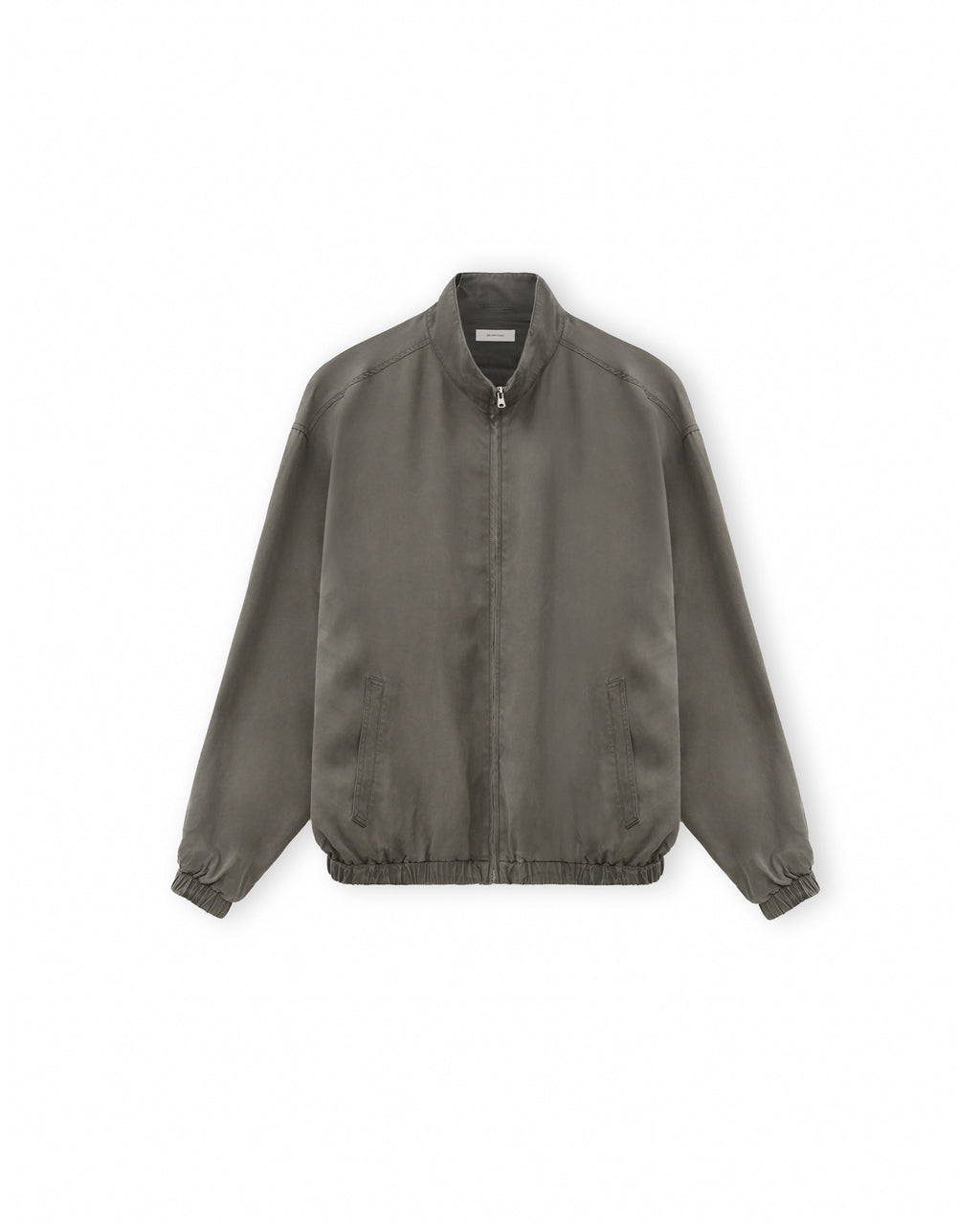 Brownyard - Washed Cupro Stand Collar Blouson (Charcoal) product image 7 | TRAB K-Fashion Australia