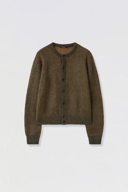 Hatchingroom - Hanabi Mohair Cardigan (Khaki) product image 1 | TRAB K-Fashion Australia