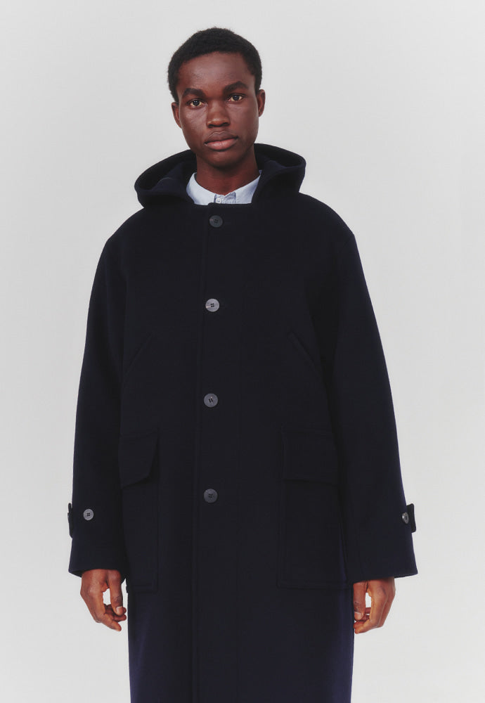 Art if acts - Hooded Coat (Navy) product image 6 | TRAB K-Fashion Australia
