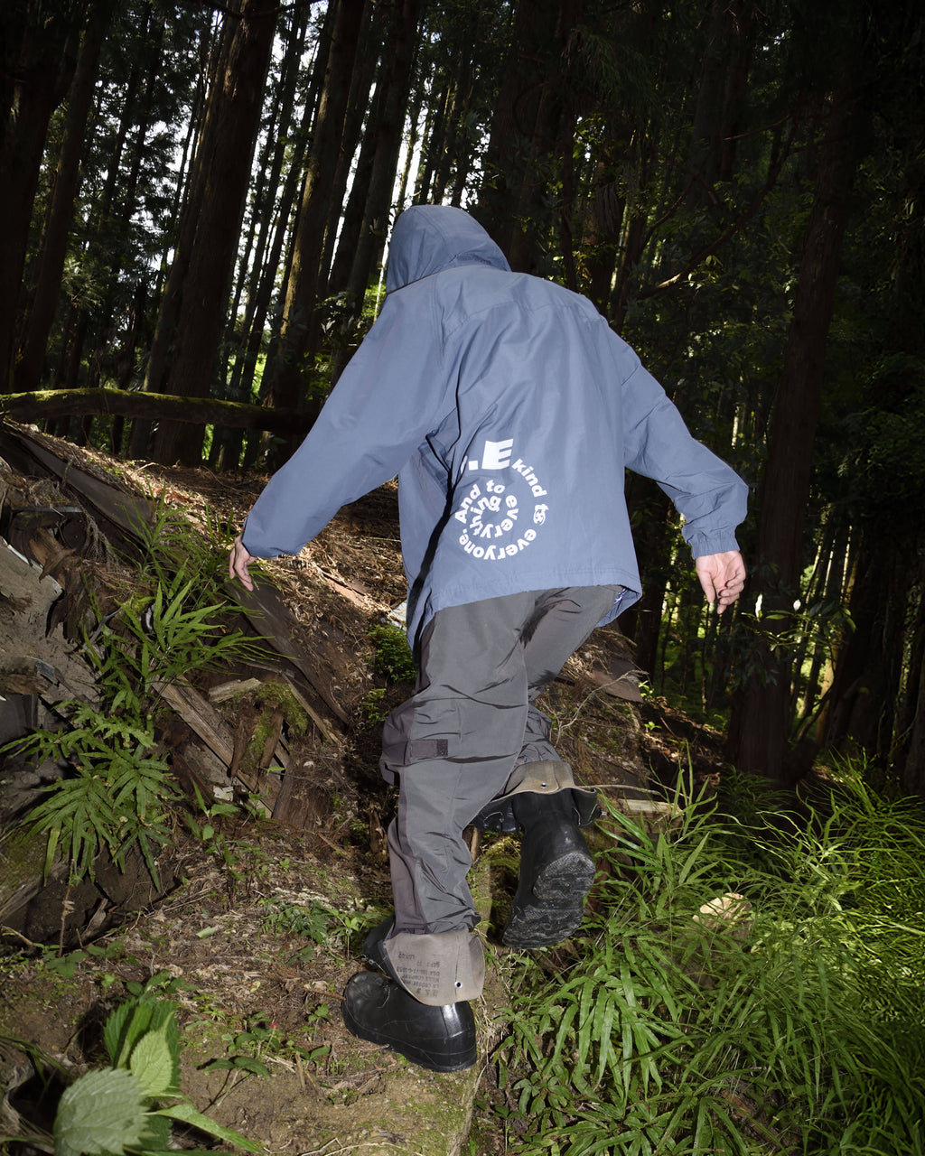 San San Gear - San San X B.E Check Jacket (Blue) product image 1 | TRAB K-Fashion Australia