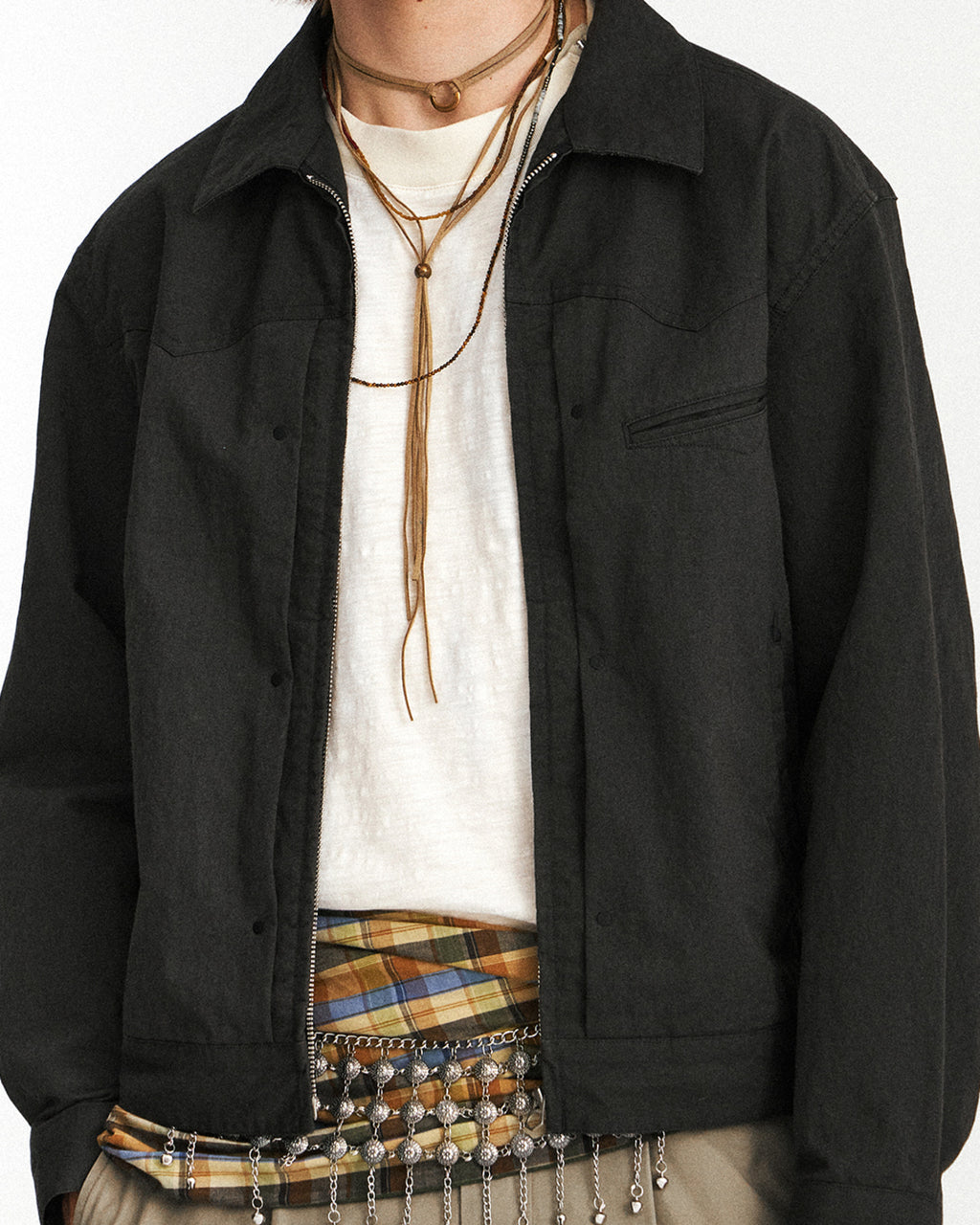 Eastlogue - Western Trucker Jacket (Black) product image 7 | TRAB K-Fashion Australia