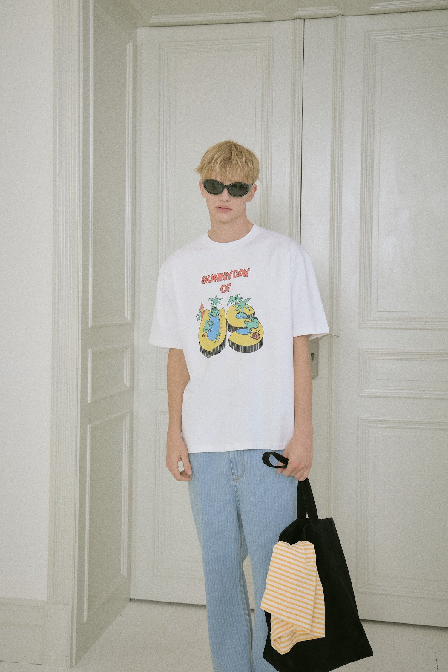 STU - Us Printing T-Shirt (White) product image 10 | TRAB K-Fashion Australia