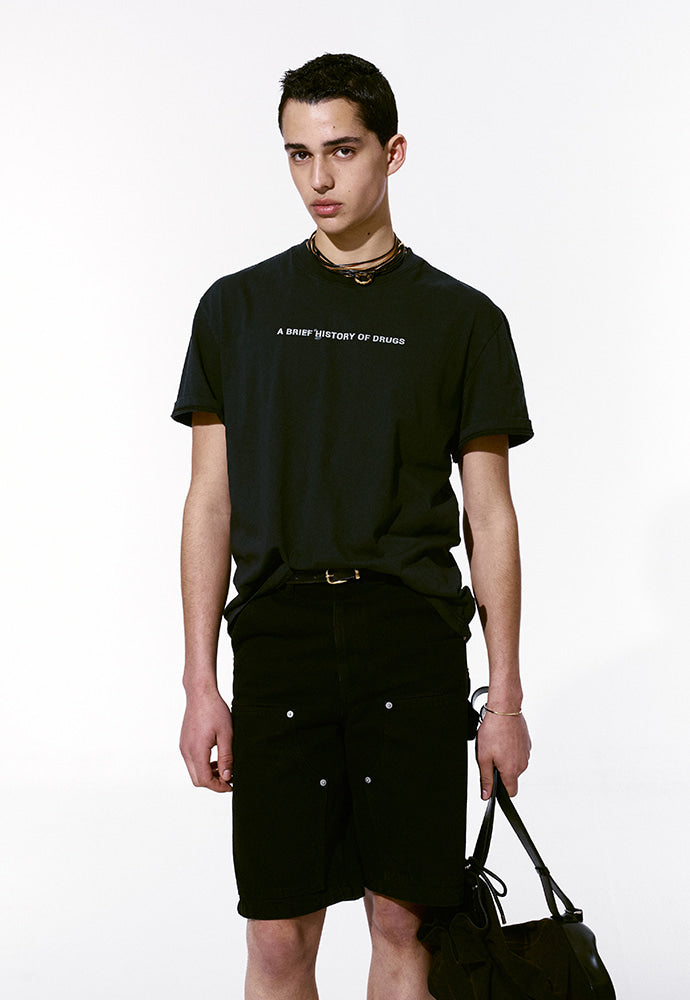 Tonywack - Drug Reference Garment Dyeing T-Shirt (Black Pigment) product image 3 | TRAB K-Fashion Australia