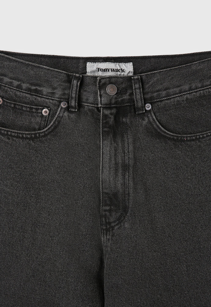 Tonywack - Loose-Fit Flared Denim Jeans (Faded Carbon) product image 9 | TRAB K-Fashion Australia