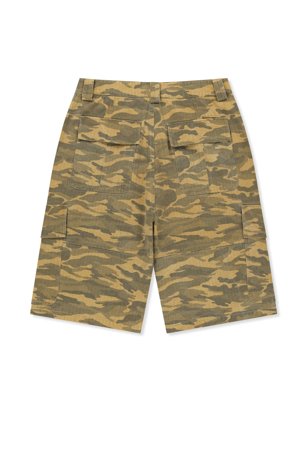 Matin Kim - Camouflage Cargo Bermuda Pants (Camel) product image 2 | TRAB K-Fashion Australia