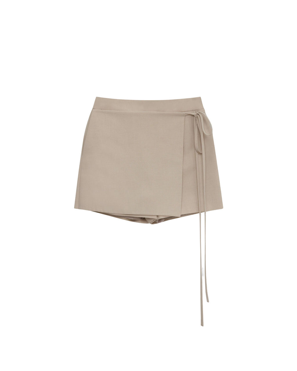 Kimhe Kim - Wrapped Tied Pants Skirt (Beige) product image 6 | TRAB K-Fashion Australia