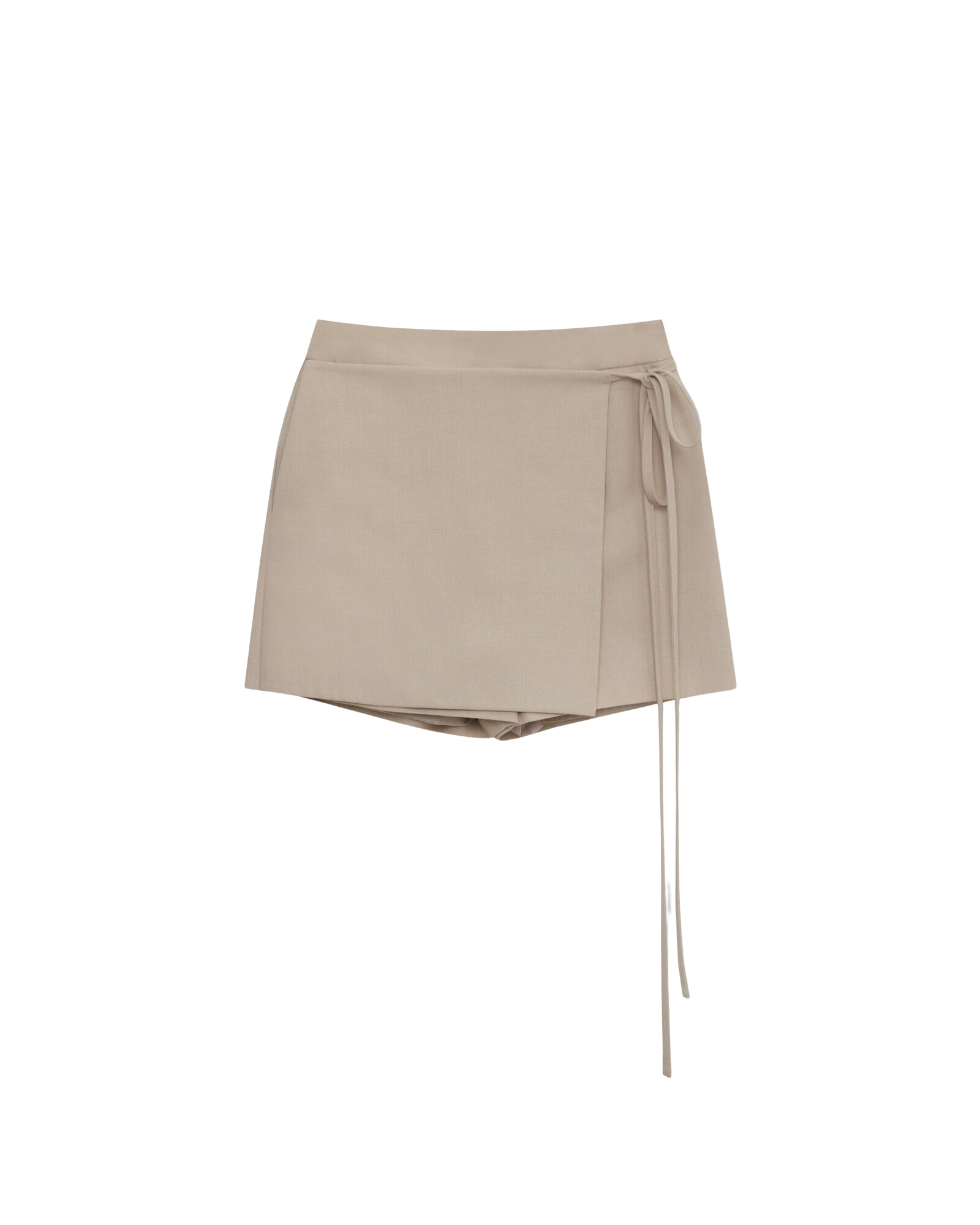 Kimhe Kim - Wrapped Tied Pants Skirt (Beige) product image 6 | TRAB K-Fashion Australia