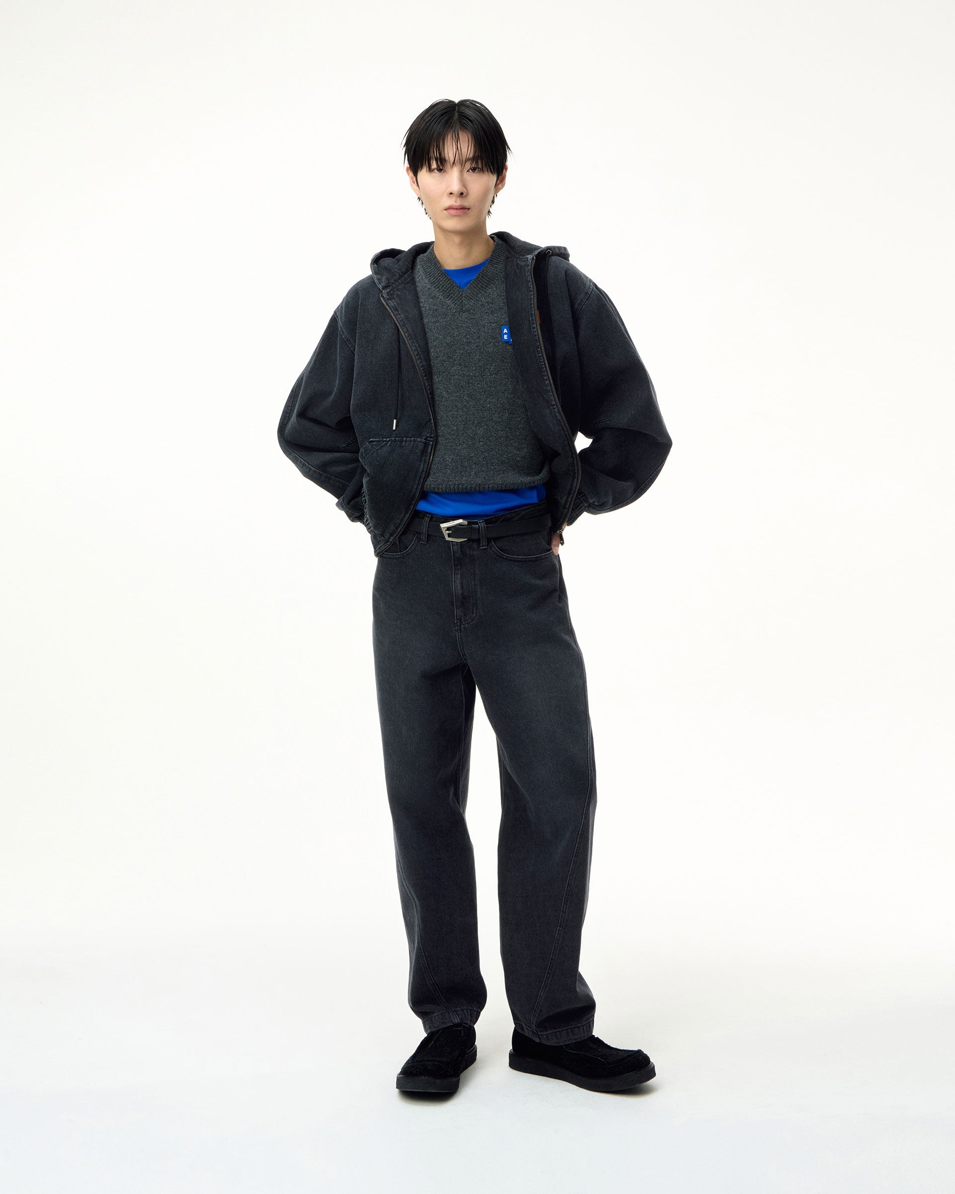 Ader Error - Sig; SV Tag jeans 04 (Noir) product image 8 | TRAB K-Fashion Australia