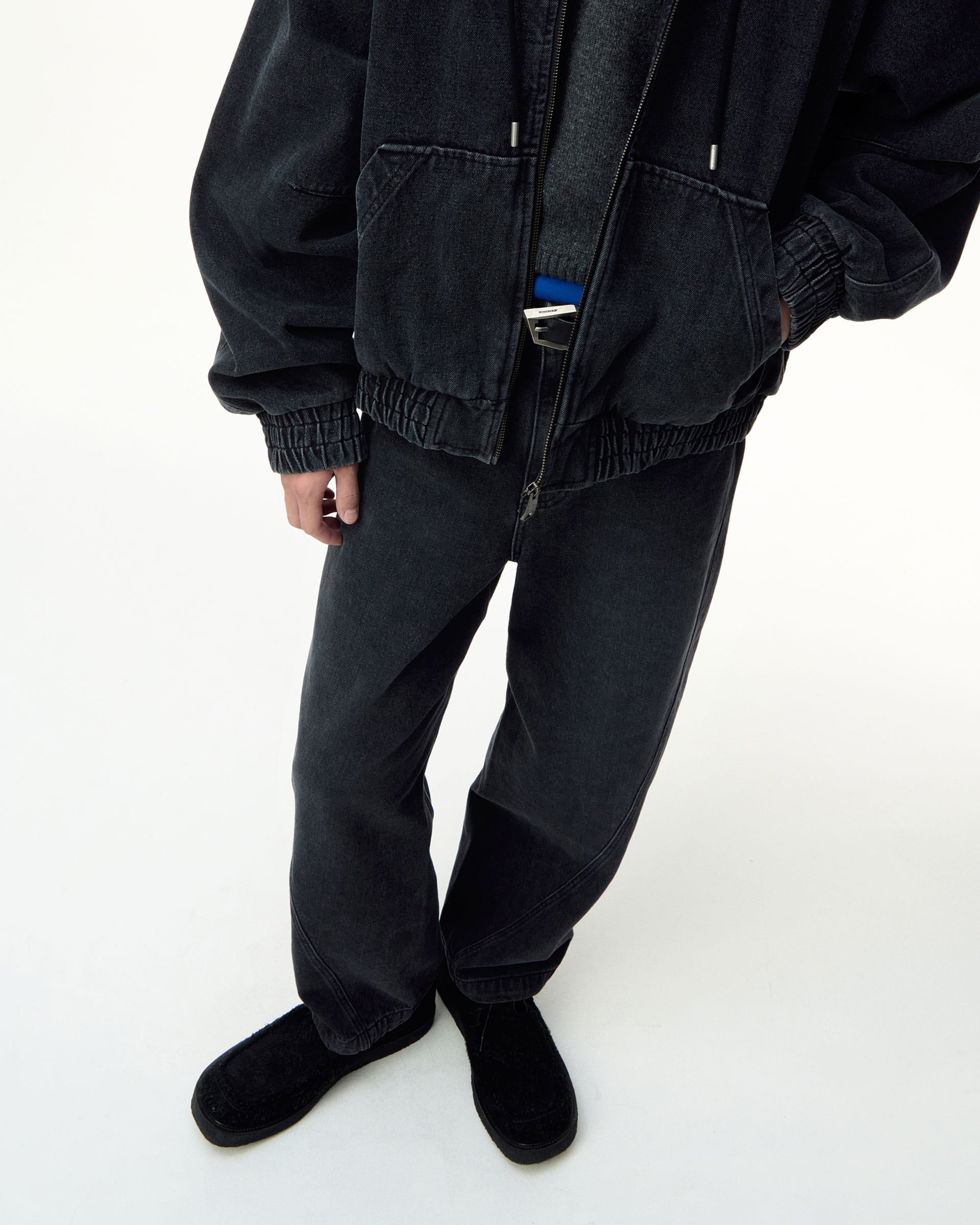 Ader Error - Sig; SV Tag jeans 04 (Noir) product image 10 | TRAB K-Fashion Australia