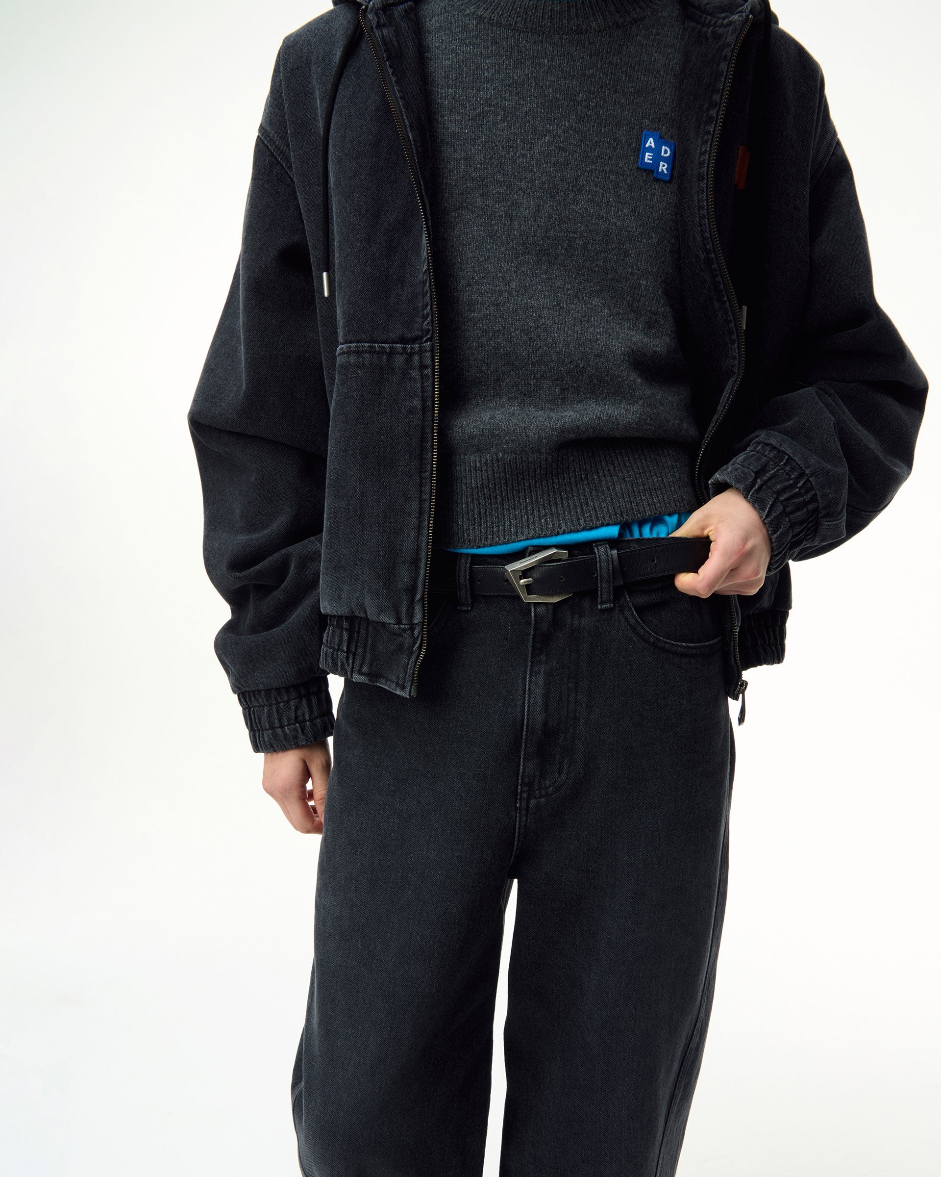 Ader Error - Sig; SV Tag jeans 04 (Noir) product image 3 | TRAB K-Fashion Australia