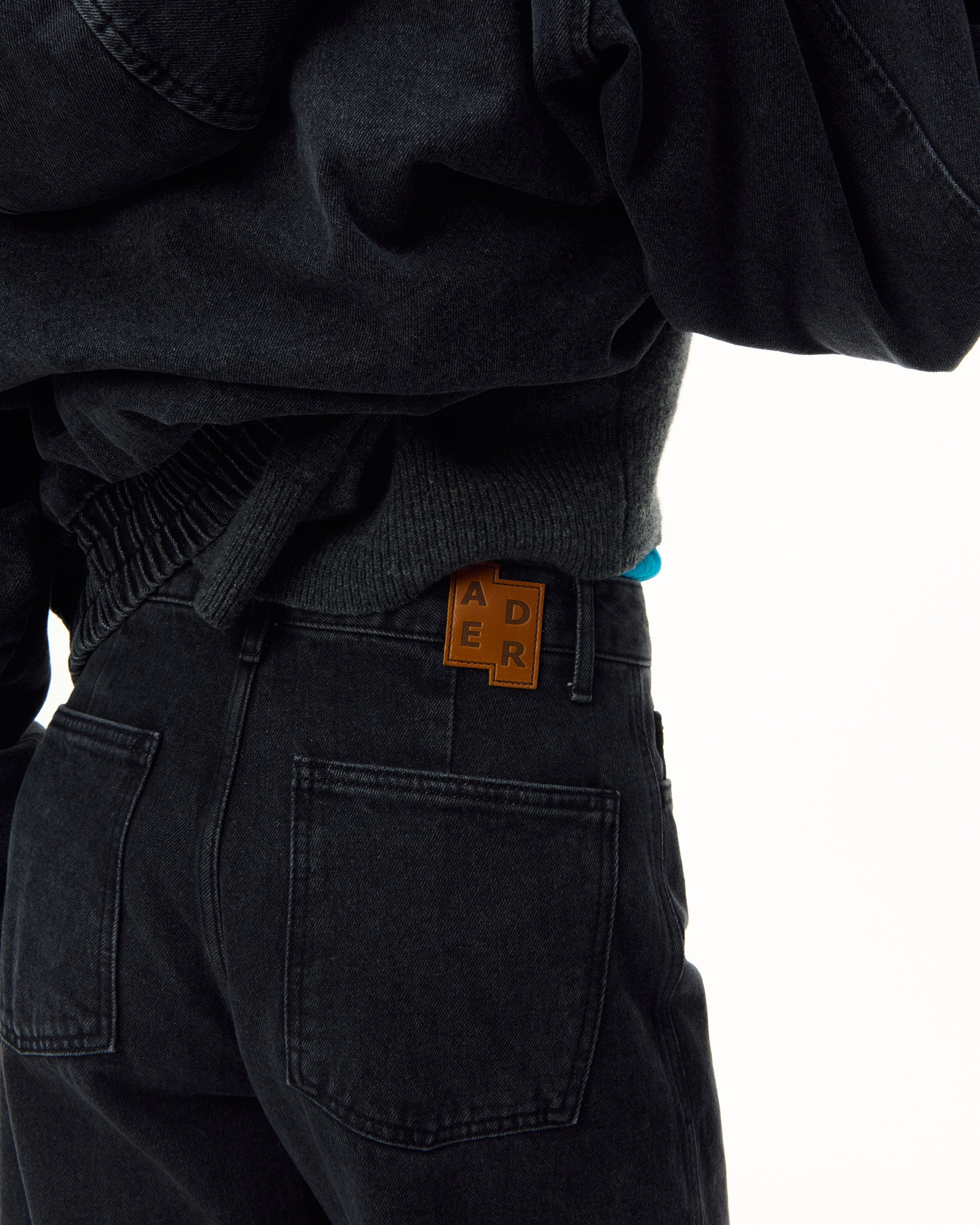 Ader Error - Sig; SV Tag jeans 04 (Noir) product image 5 | TRAB K-Fashion Australia