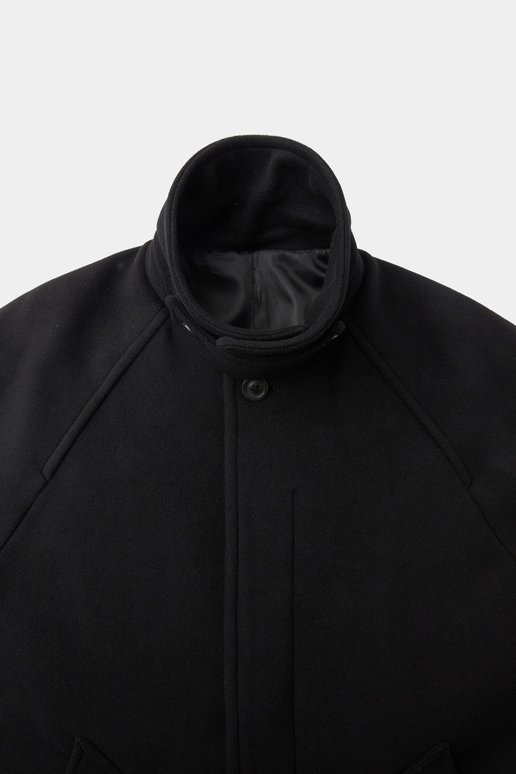 Coor - Belandi Cashmere Blend Balmacaan Coat (Black) product image 7 | TRAB K-Fashion Australia