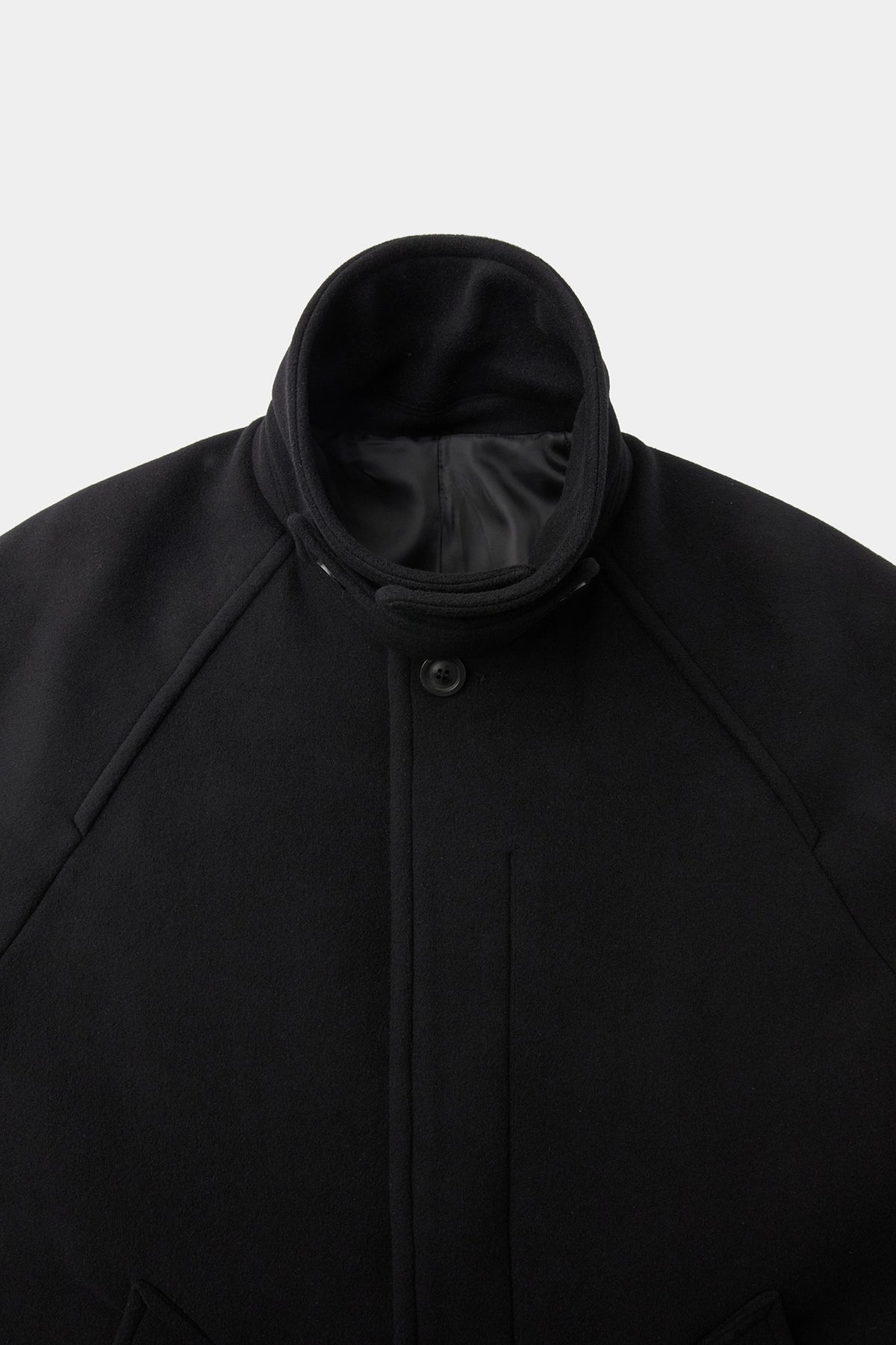 Coor - Belandi Cashmere Blend Balmacaan Coat (Black) product image 7 | TRAB K-Fashion Australia