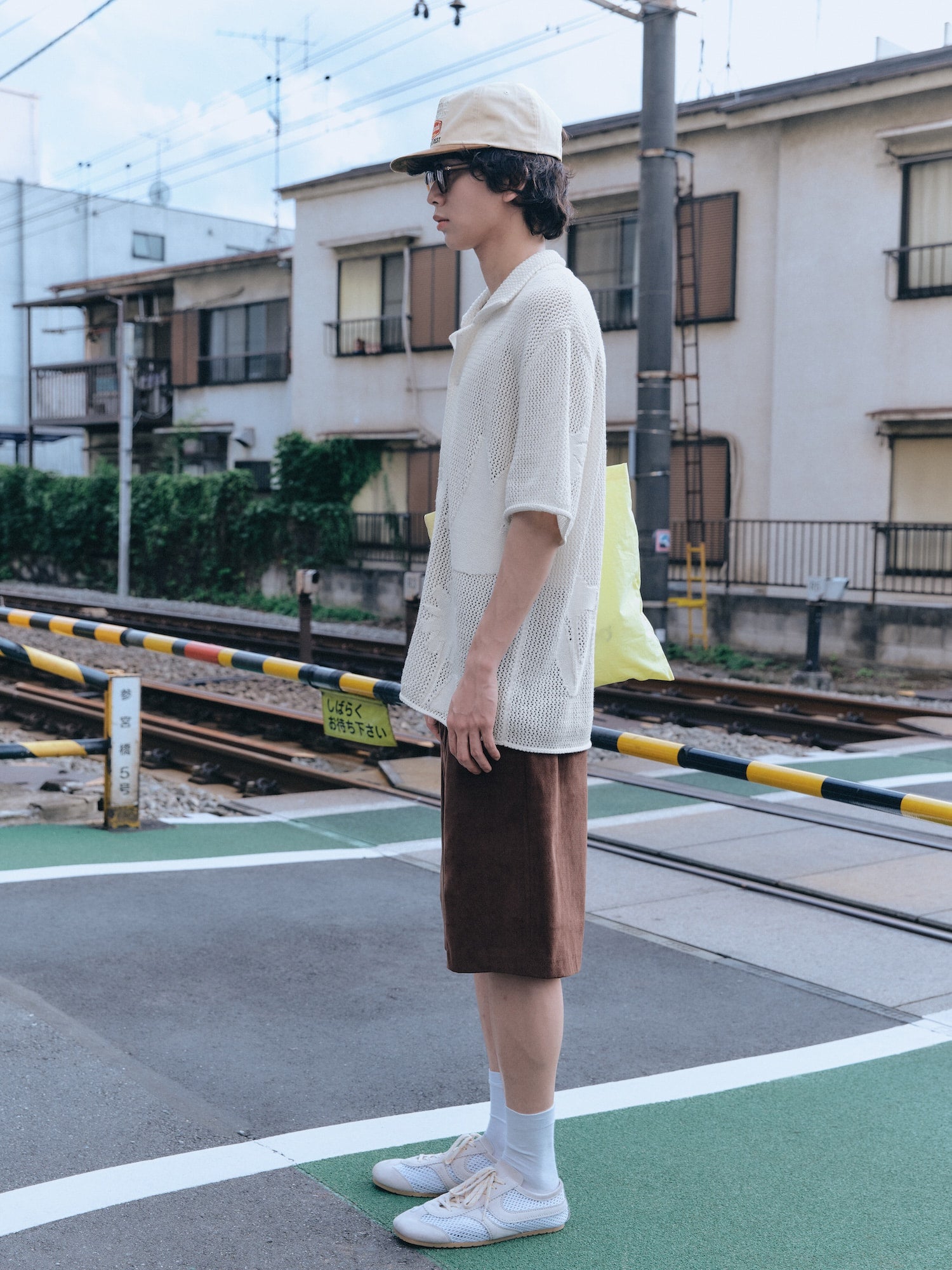 Stu - Graphic Knit Shirt (Cream) product image 3 | TRAB K-Fashion Australia