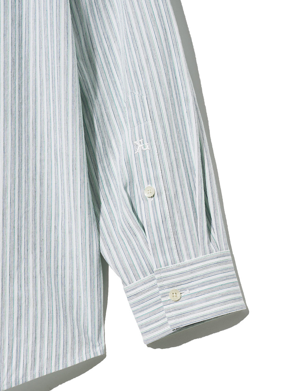 Kijun - Natural Stripe Button Down Shirt (Blue) product image 10 | TRAB K-Fashion Australia