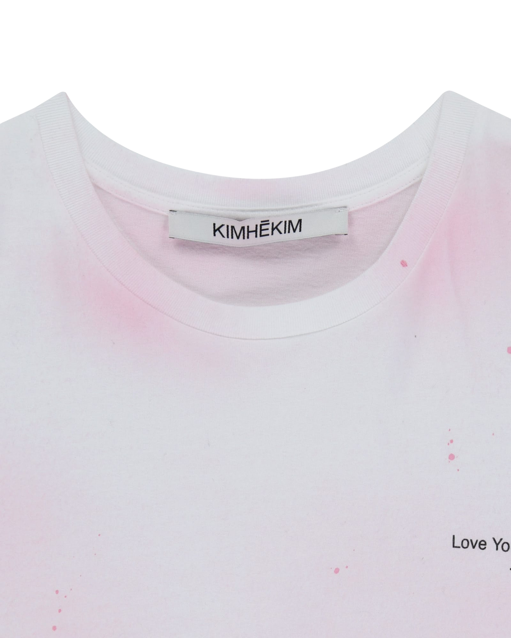 Kimhe Kim - Spray Dyed T-Shirt (White) product image 14 | TRAB K-Fashion Australia