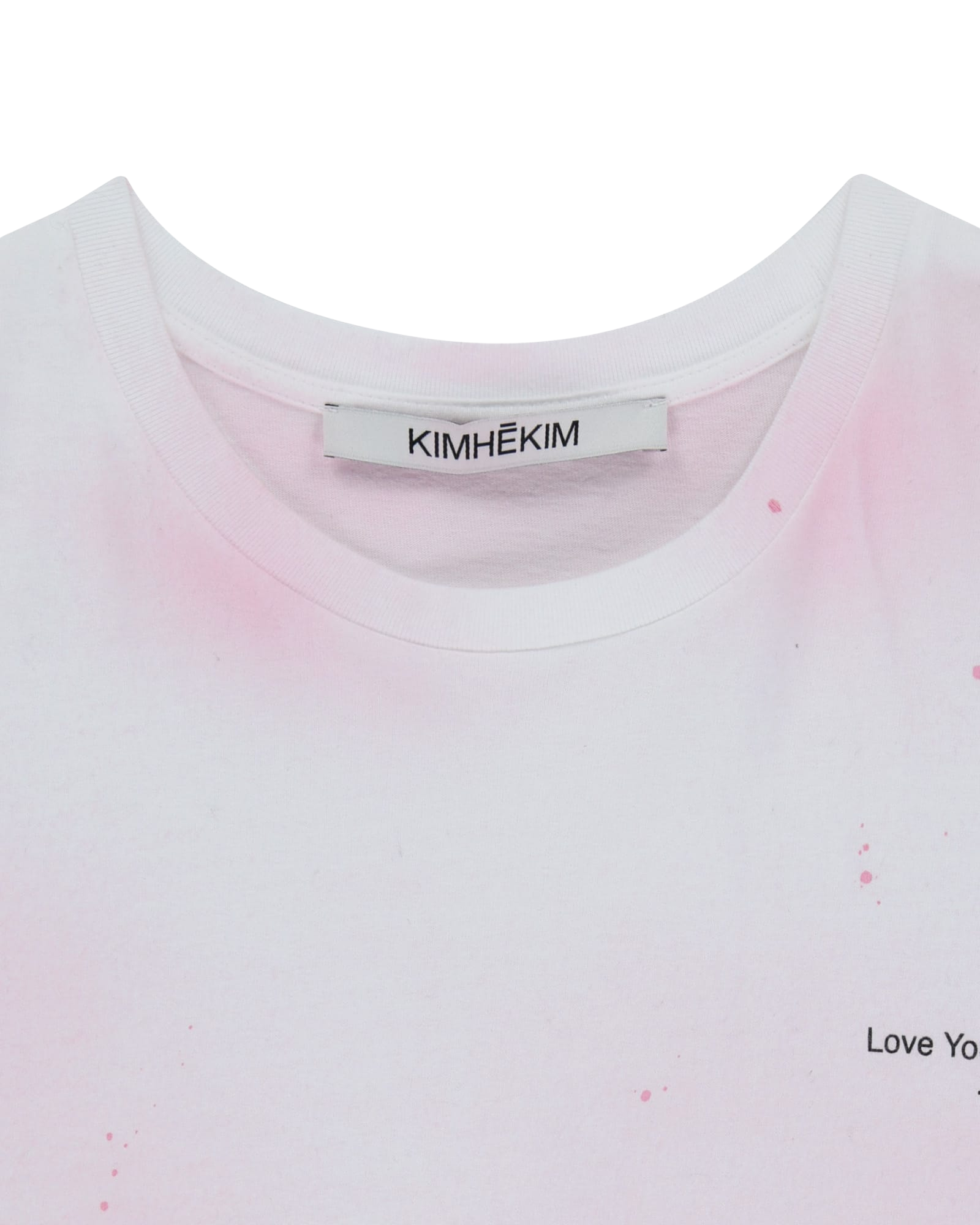 Kimhe Kim - Spray Dyed T-Shirt (White) product image 14 | TRAB K-Fashion Australia