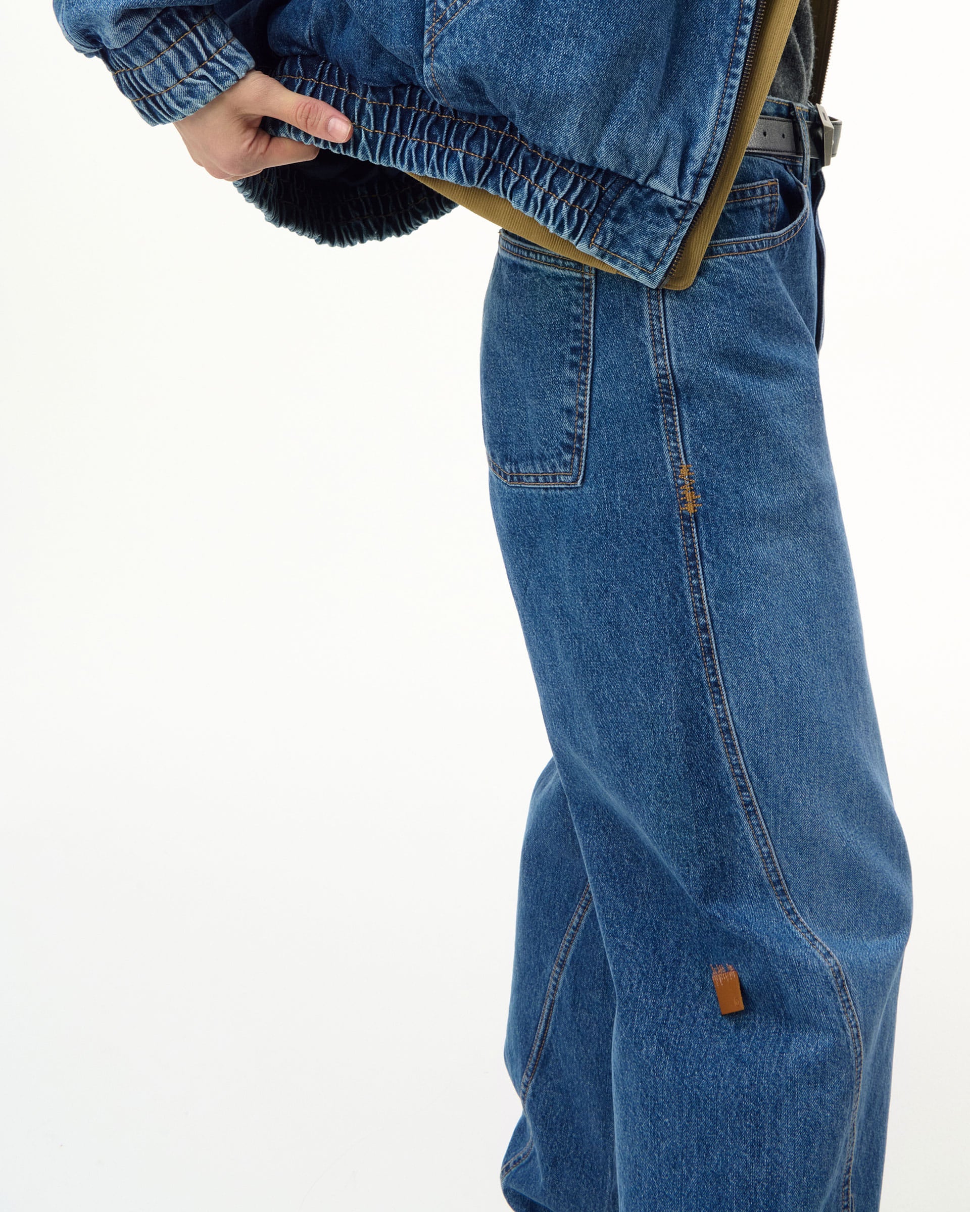 Ader Error - Sig; SV Tag jeans 04 (Blue) product image 4 | TRAB K-Fashion Australia