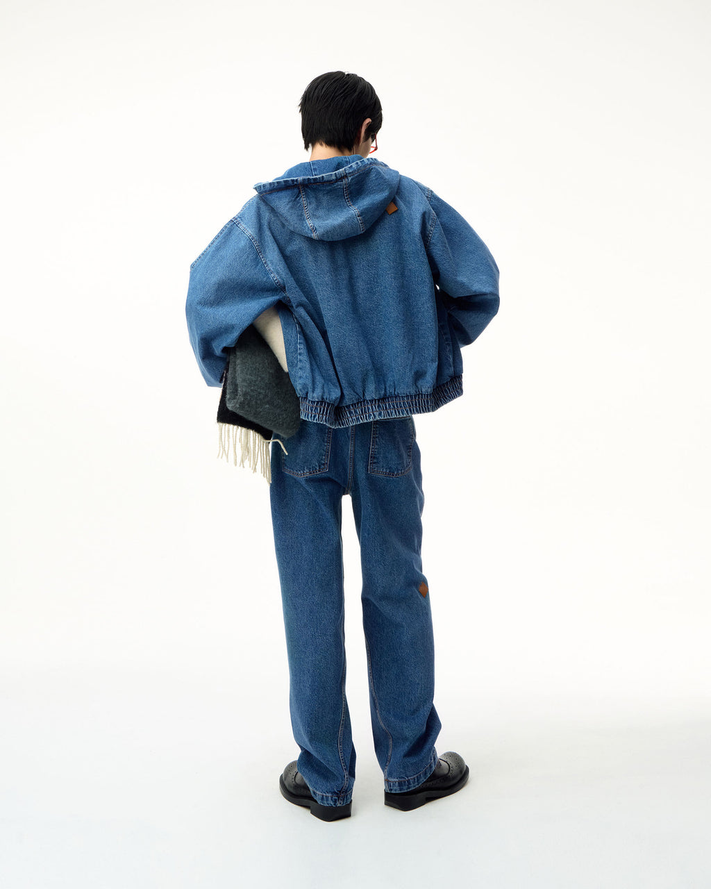 Ader Error - Sig; SV Tag hooded work jacket 01 (Blue) product image 2 | TRAB K-Fashion Australia