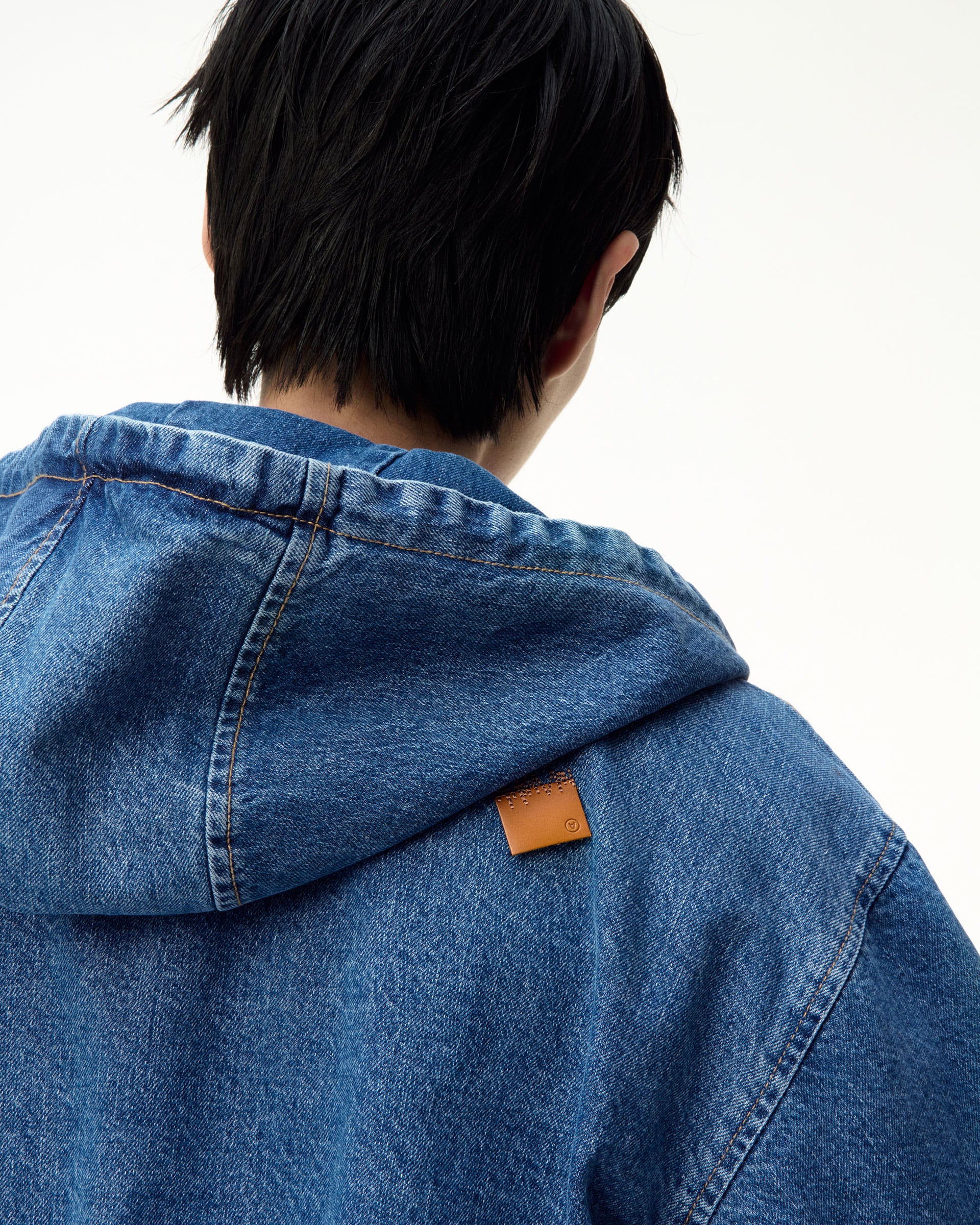 Ader Error - Sig; SV Tag hooded work jacket 01 (Blue) product image 5 | TRAB K-Fashion Australia