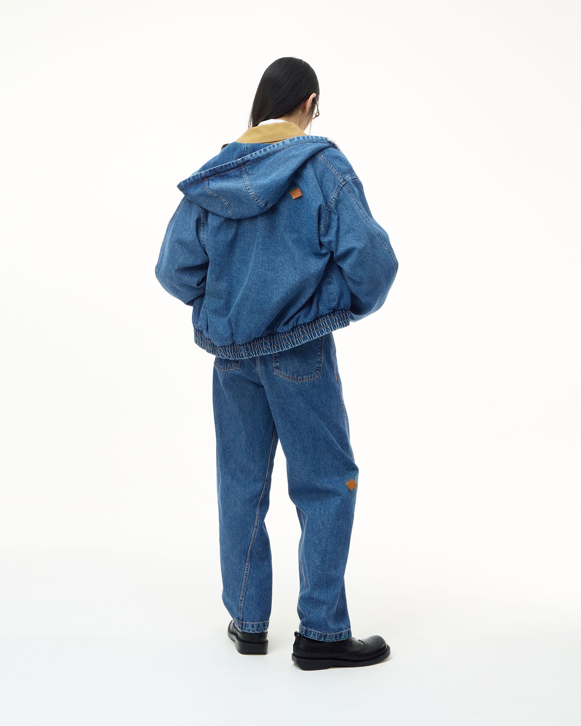 Ader Error - Sig; SV Tag hooded work jacket 01 (Blue) product image 2 | TRAB K-Fashion Australia