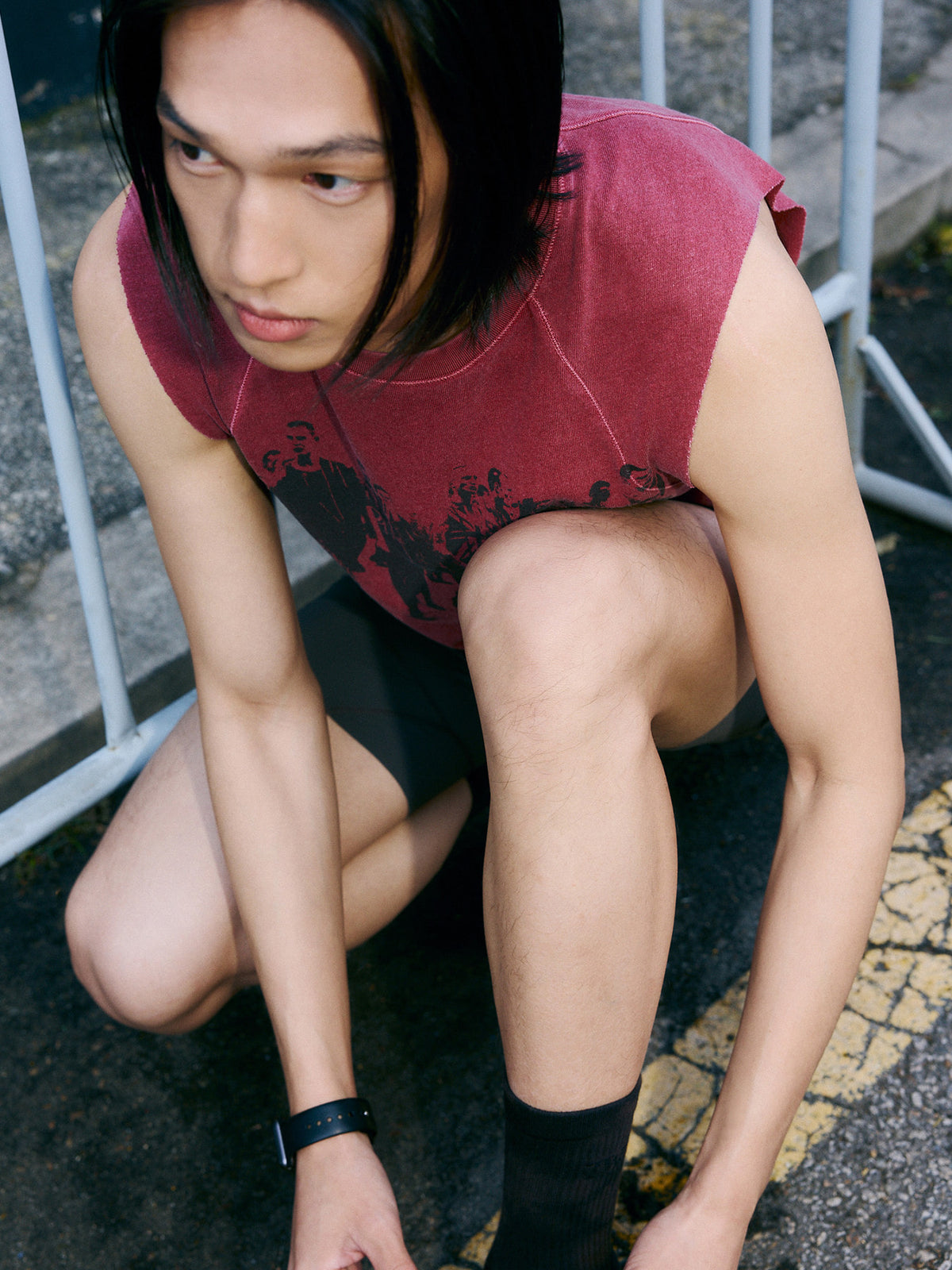 Tonywack - Tw Allday Tank (Red) product image 6 | TRAB K-Fashion Australia