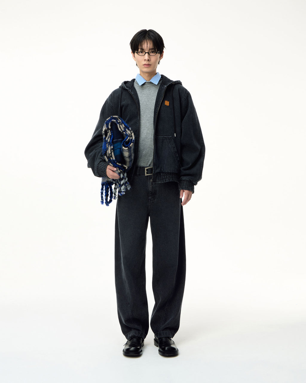 Ader Error - Sig; SV Tag hooded work jacket 01 (Noir) product image 8 | TRAB K-Fashion Australia