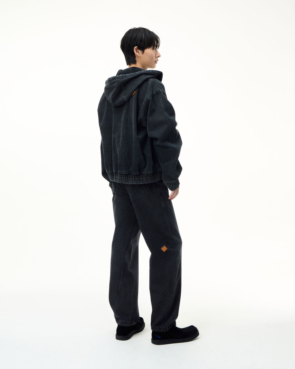Ader Error - Sig; SV Tag hooded work jacket 01 (Noir) product image 10 | TRAB K-Fashion Australia