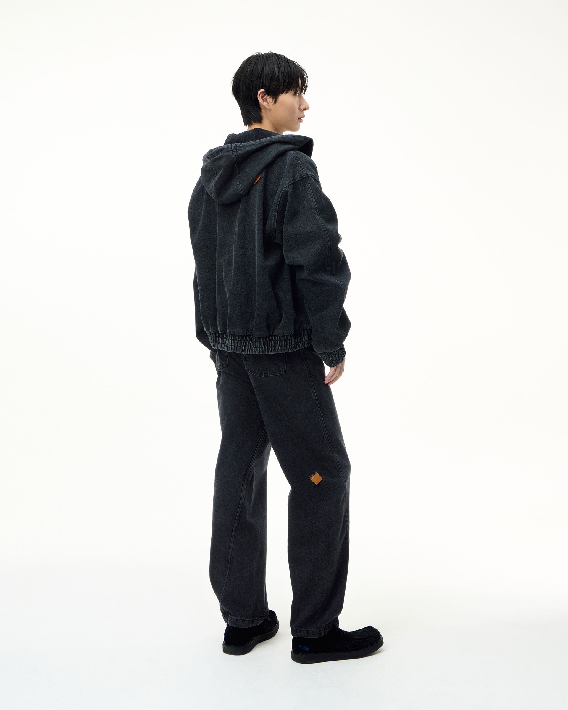 Ader Error - Sig; SV Tag hooded work jacket 01 (Noir) product image 10 | TRAB K-Fashion Australia