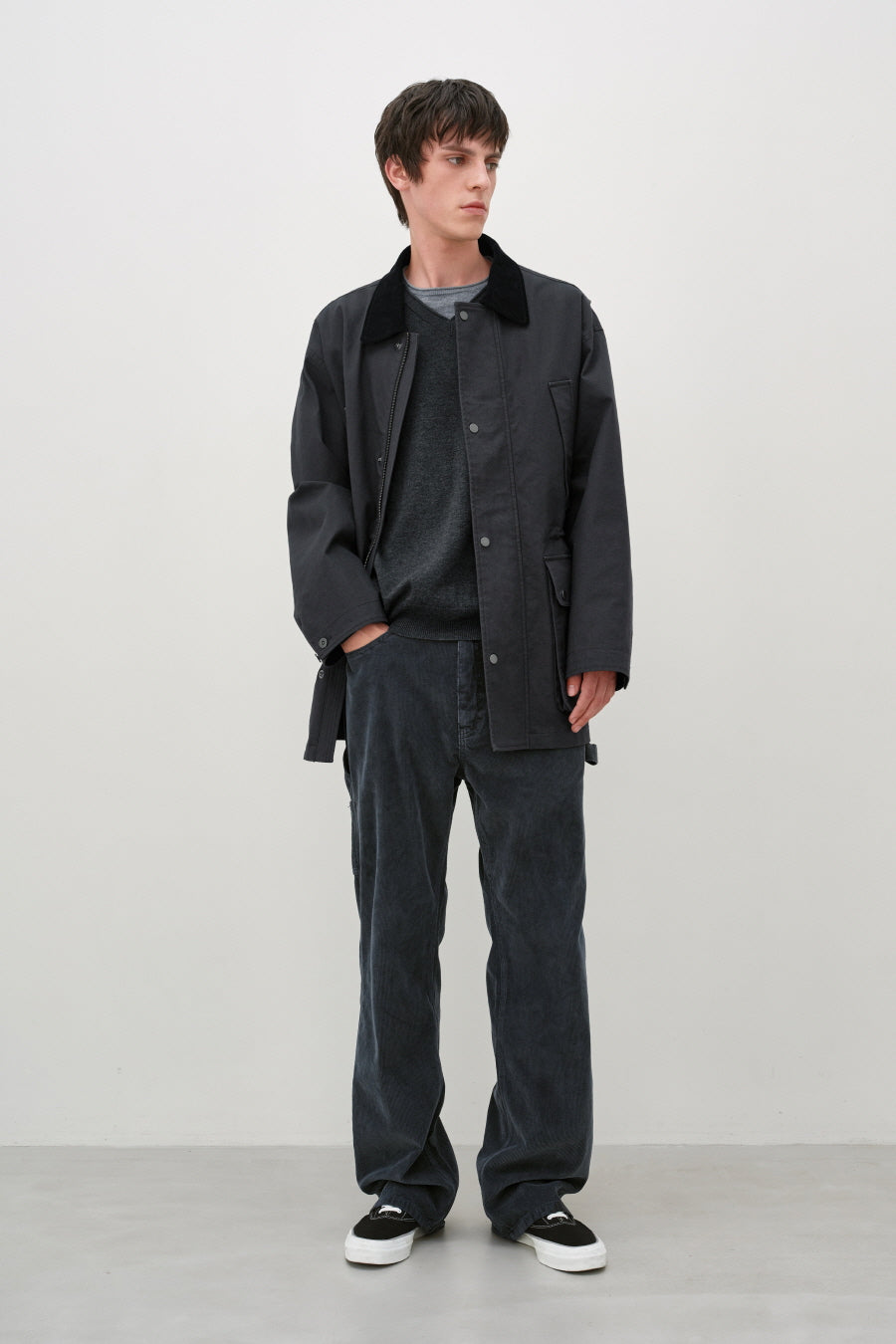 Insilence - Safari Jacket (Charcoal) product image 3 | TRAB K-Fashion Australia