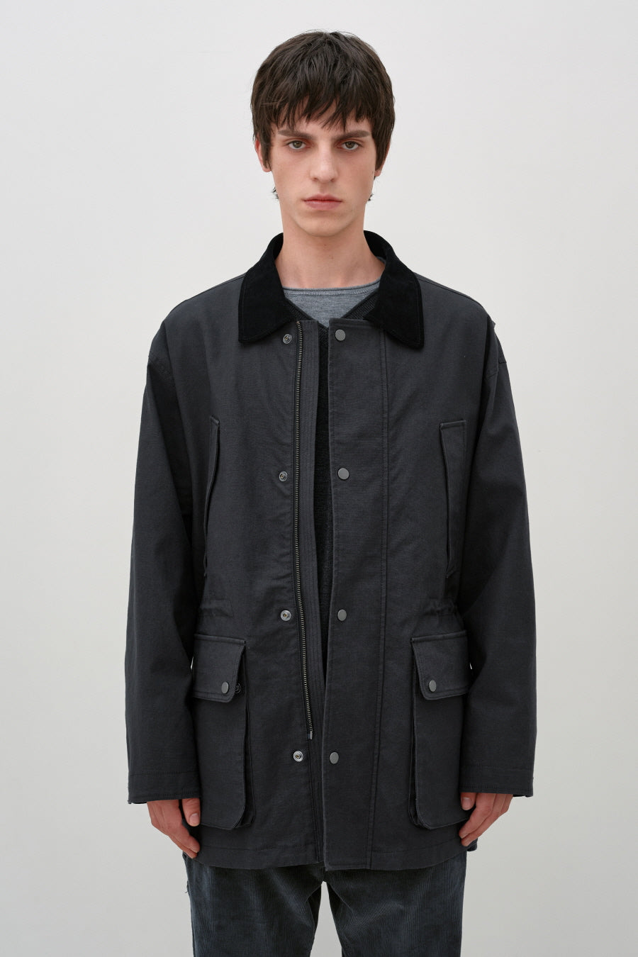 Insilence - Safari Jacket (Charcoal) product image 5 | TRAB K-Fashion Australia