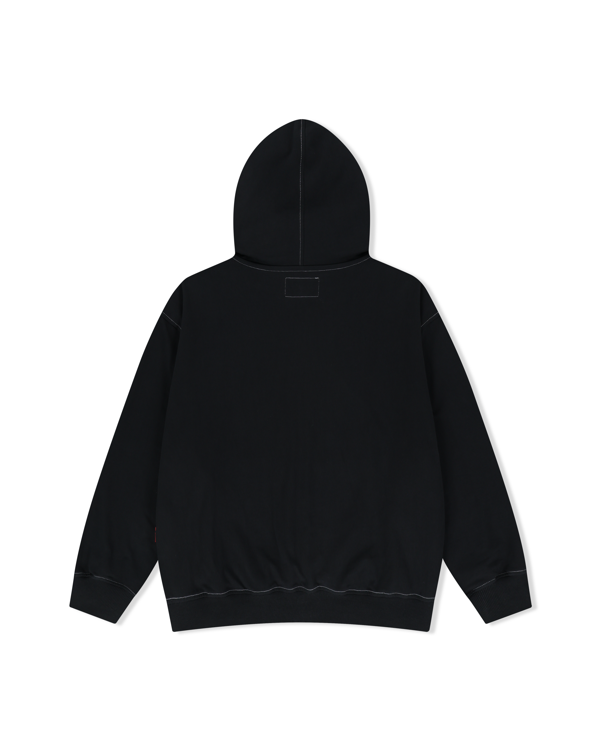 yeseyesee - Y.E.S Single Stitch Hoodie (Black) product image 2 | TRAB K-Fashion Australia