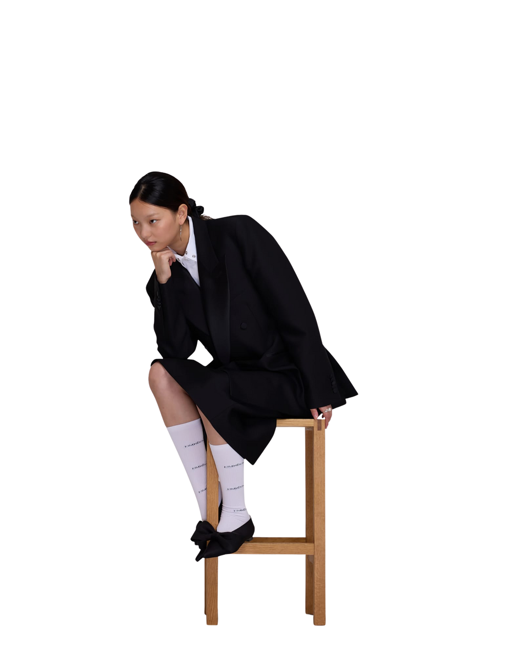 Kimhe Kim - Wool-Silk Tuxedo Jacket (Black) product image 11 | TRAB K-Fashion Australia