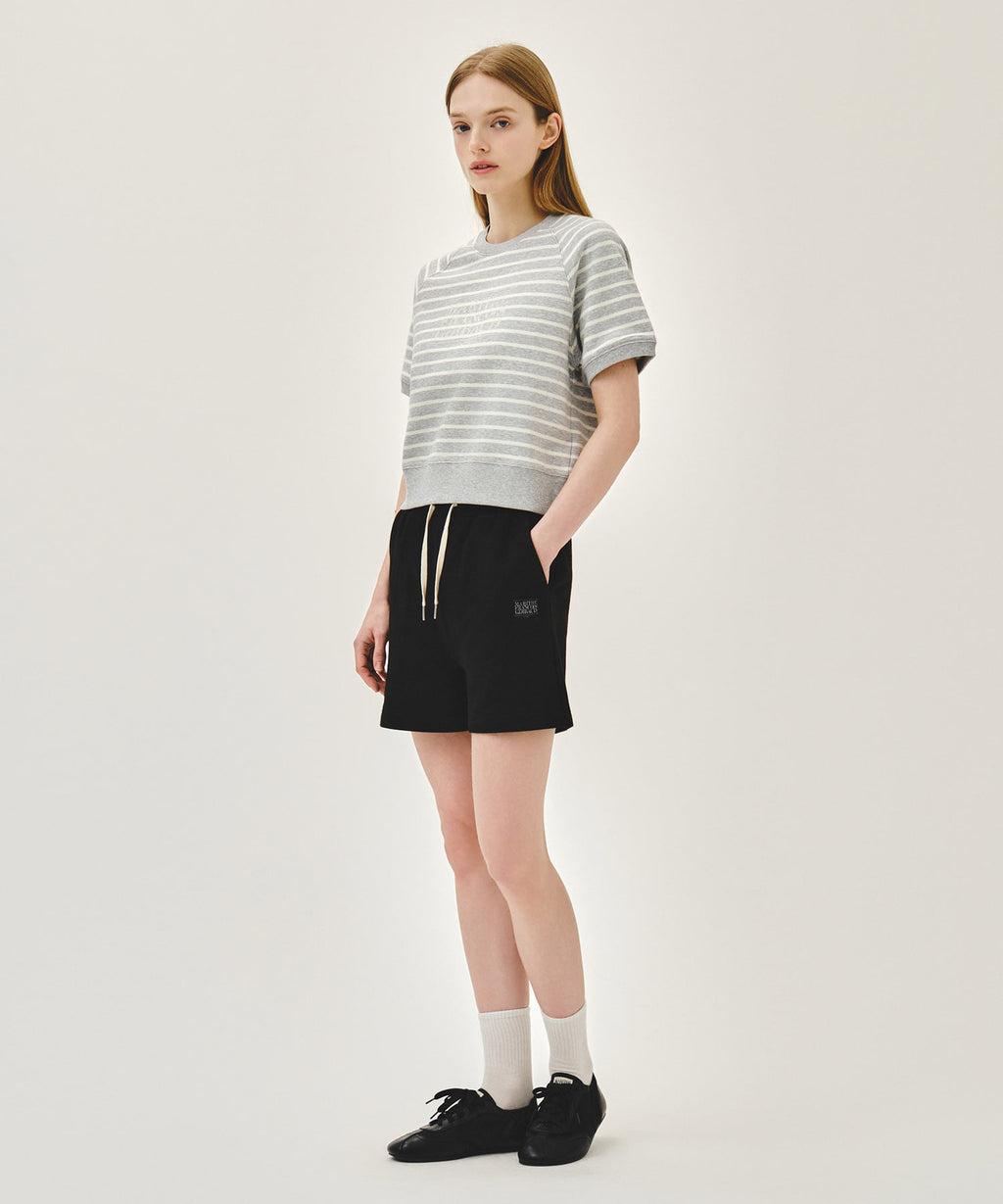 Marithe & Francois Girbaud - Vintage Classic Logo Sweat Shorts (Black) product image 4 | TRAB K-Fashion Australia